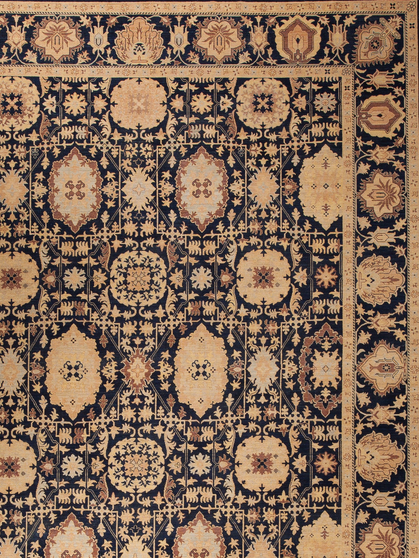 Additionally, the brown borders feature small outlined flowers, while the black frame features large flaming's shapes.