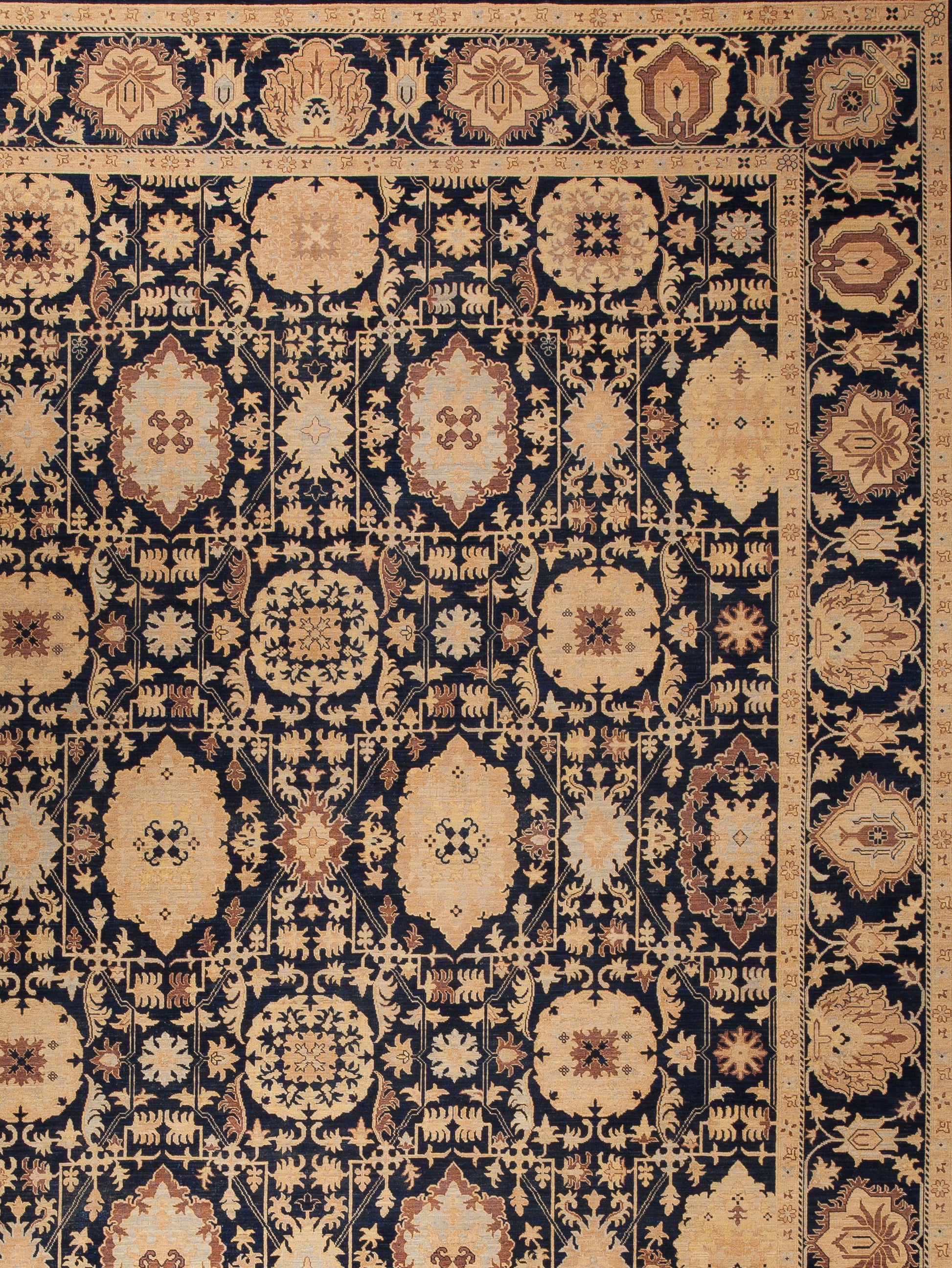 Additionally, the brown borders feature small outlined flowers, while the black frame features large flaming's shapes.