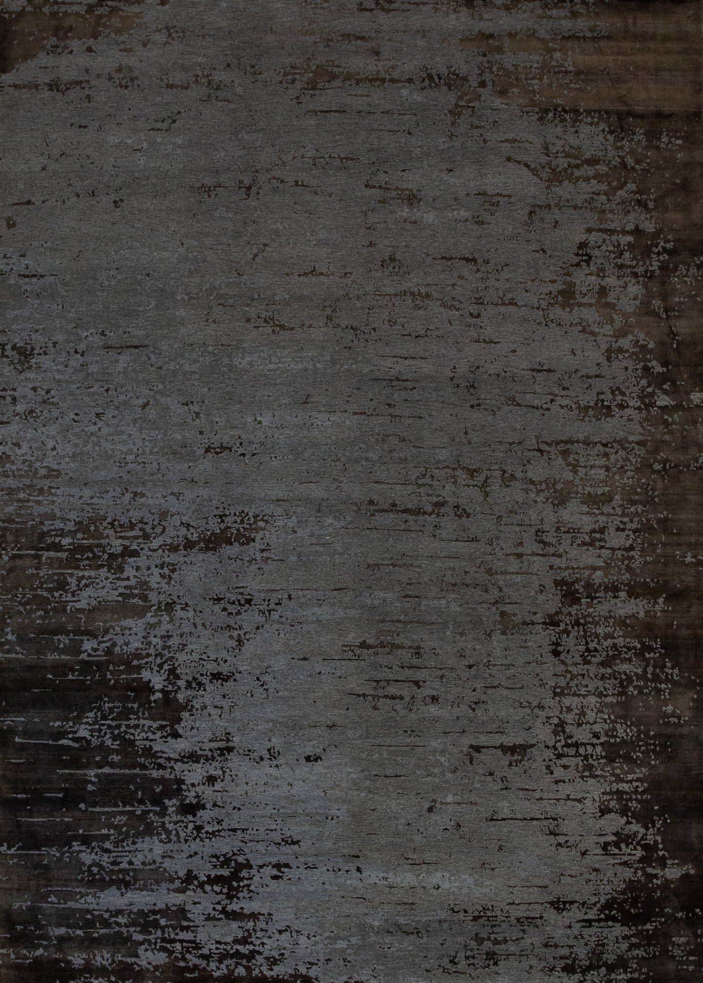 Elegant, sober, and sophisticated are some of the descriptions for this modern carpet. State of the art rug with a dominant dark gray background.