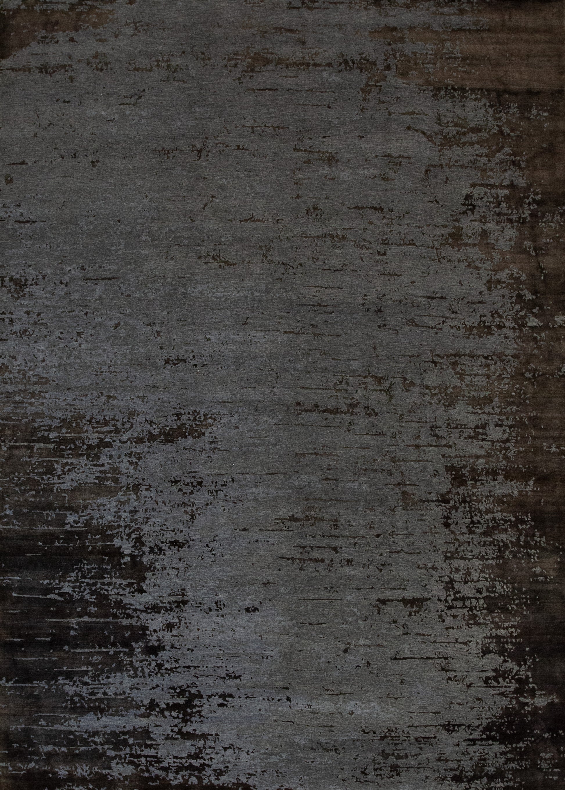 Elegant, sober, and sophisticated are some of the descriptions for this modern carpet. State of the art rug with a dominant dark gray background.