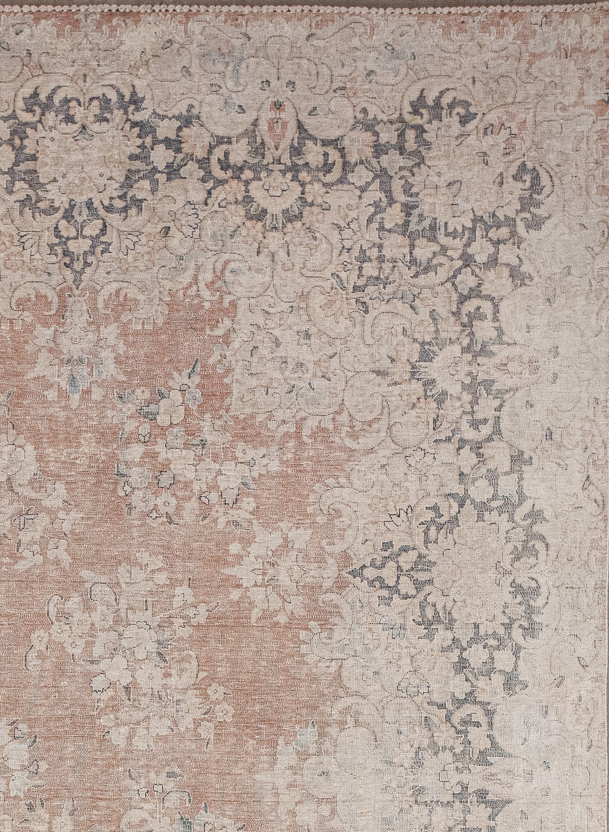 The entire perimeter is a thick patterned frame showing outlined fleurs-de-lis.