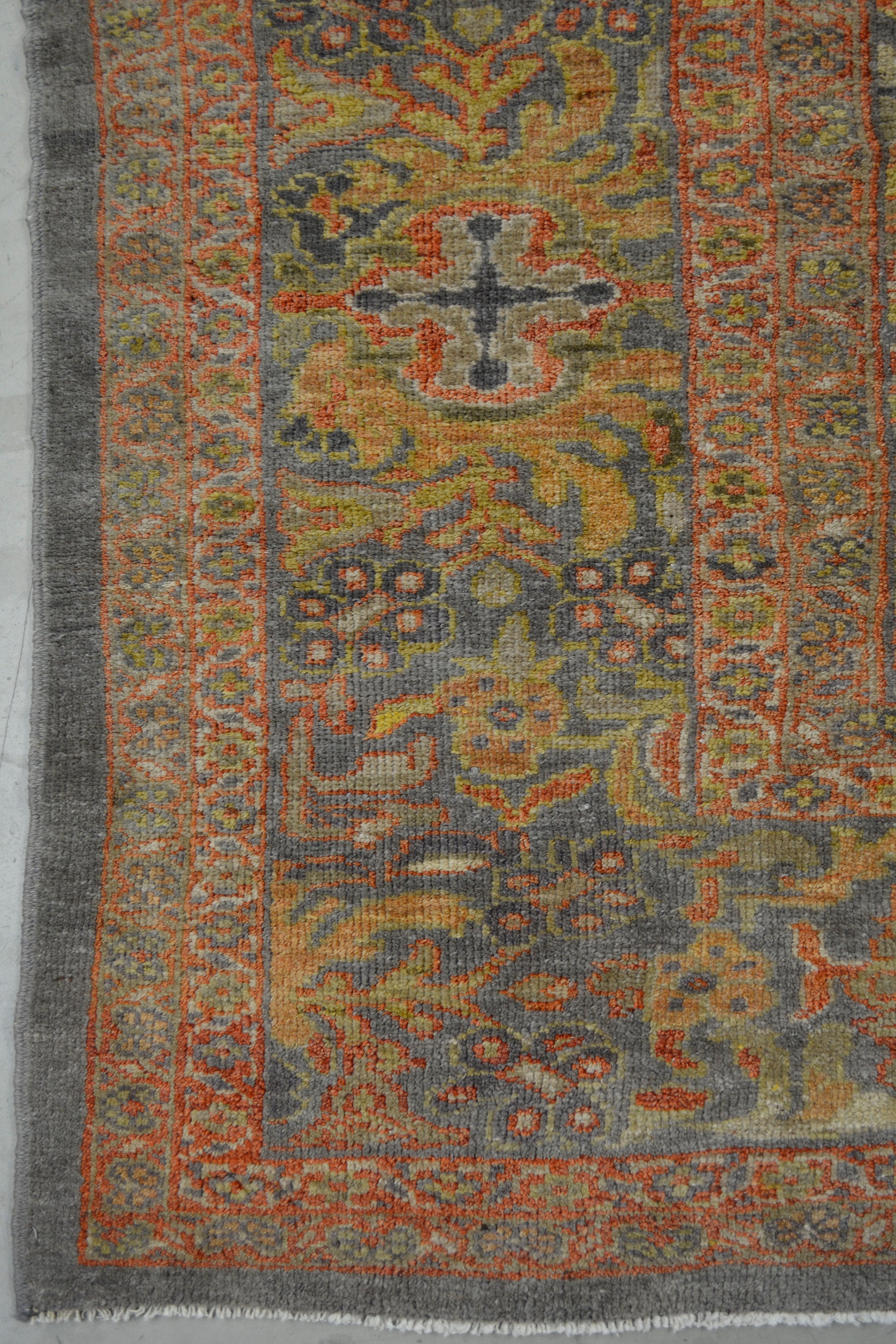 On the bottom left corner, there are two thin frames in orange with flowers pattern.