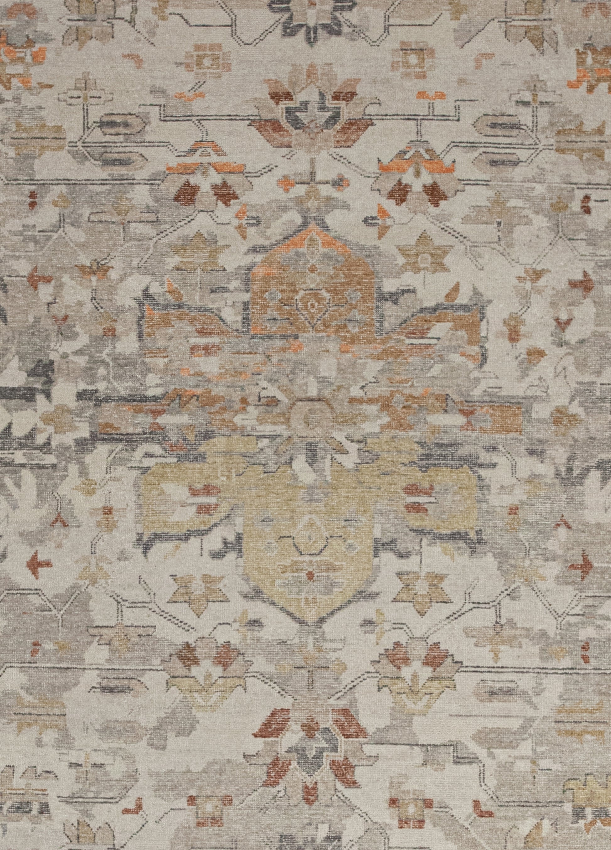 The center's close-up shows a big turning mandala with fall's flora inside and around it.