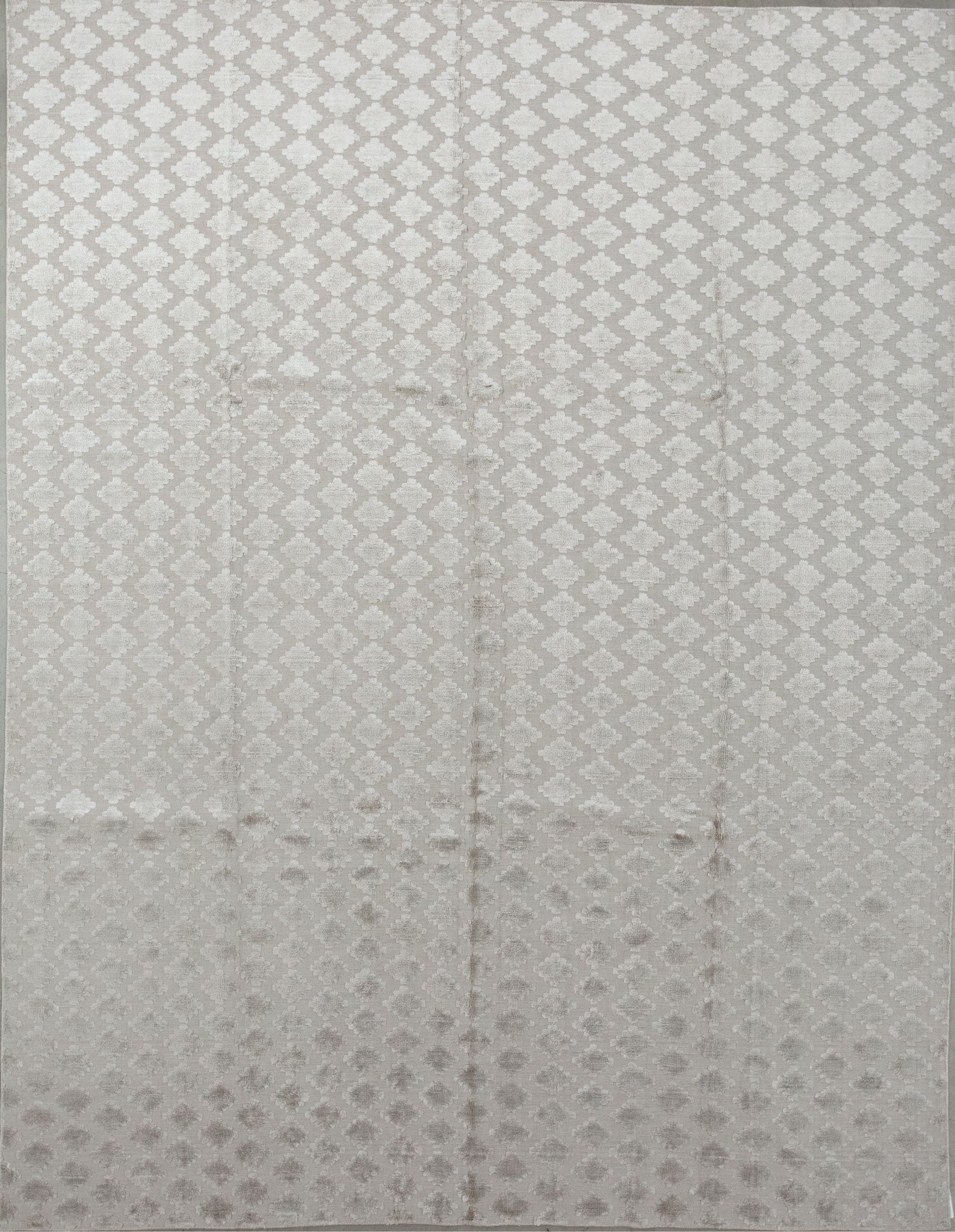Contemporary rug comes with an out of space pattern.
