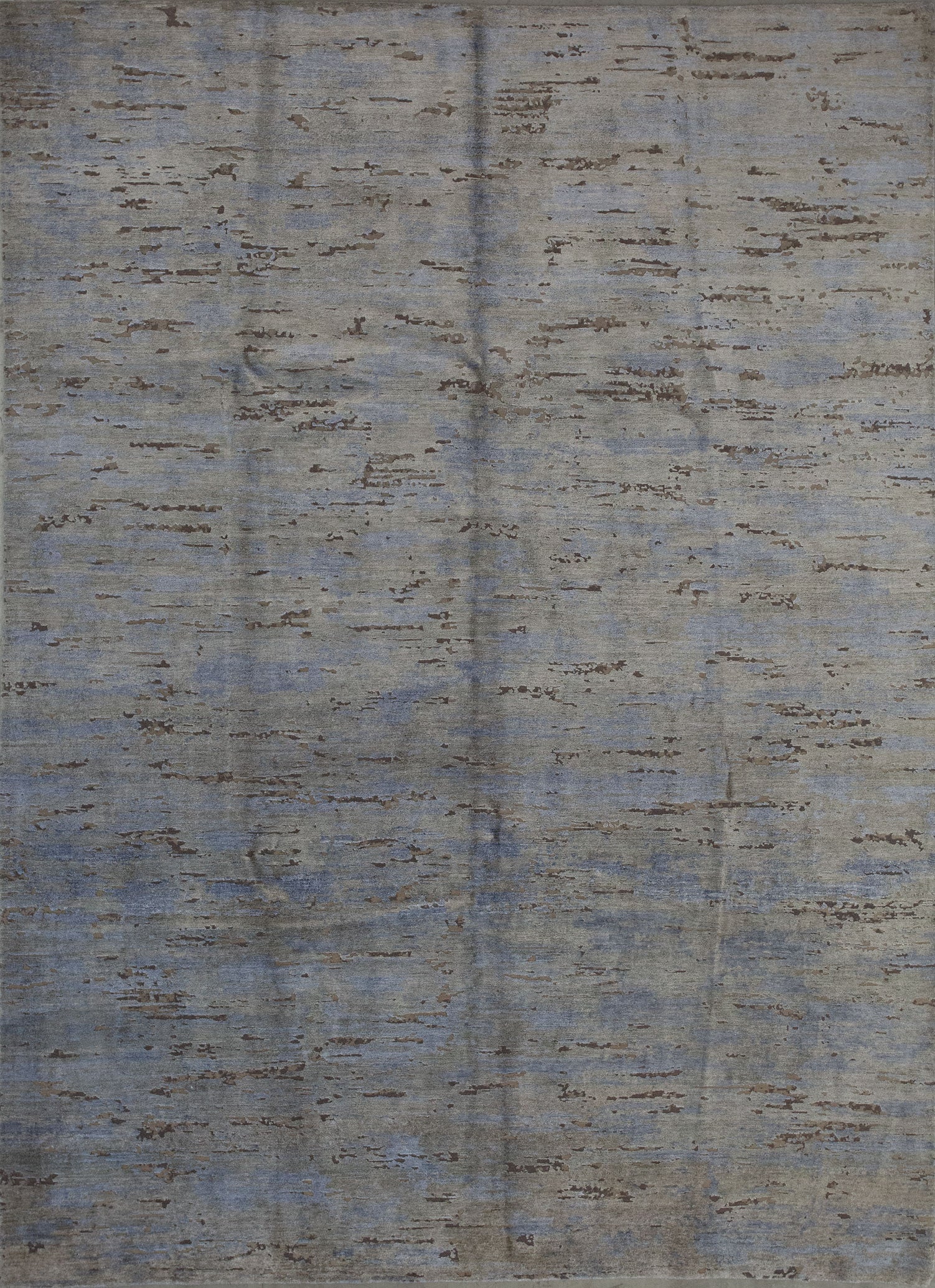 Modern carpet comes with gray background, and a horizontal urban design which is beige and brown. This contemporary rug could be a great asset for your business building.