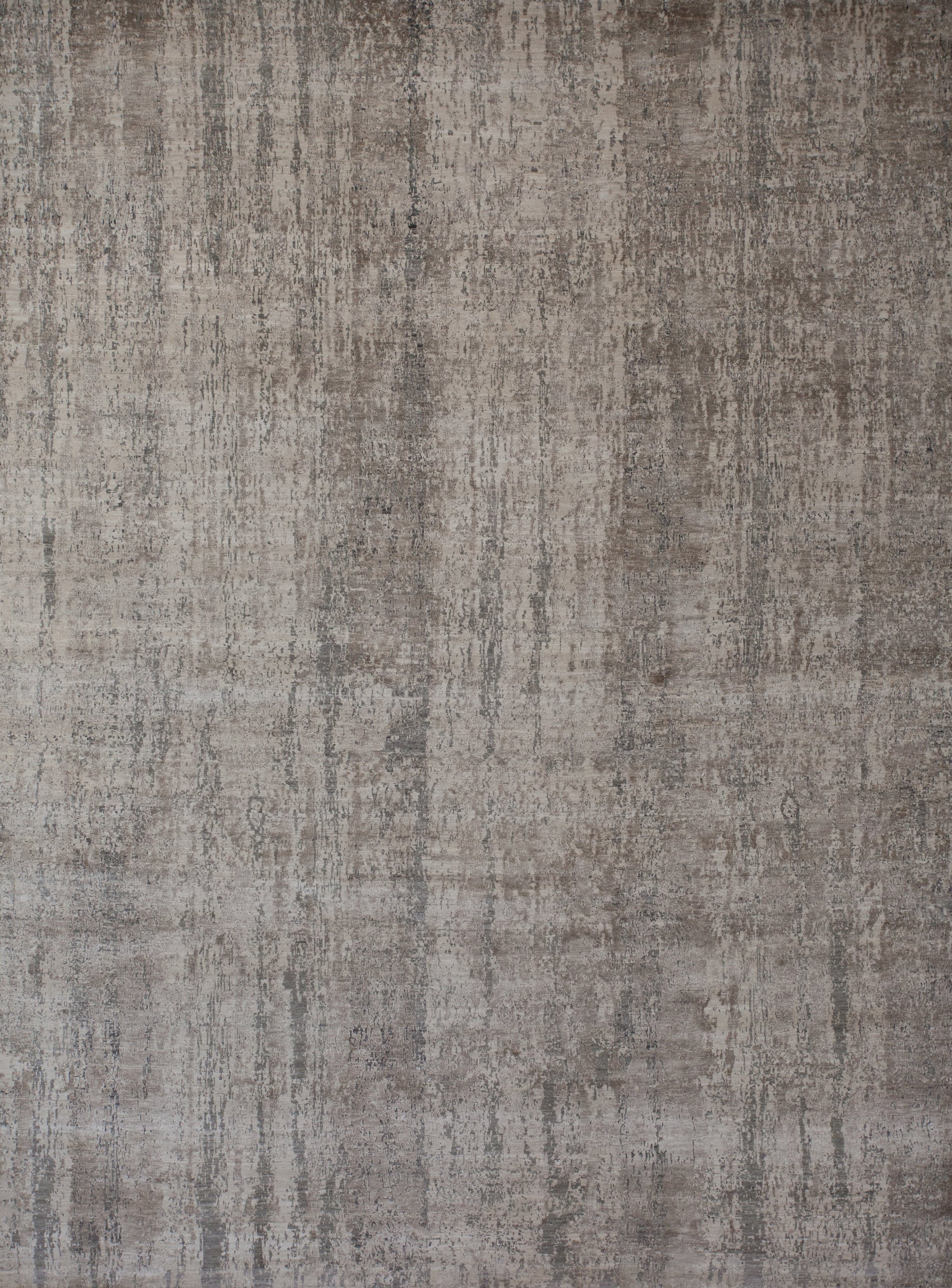 This modern carpet is perfect for your dream house. Don't hesitate and get it for your sophisticated space. Beautiful rug comes in a mushroom tone with a rough urban style in dark brown.