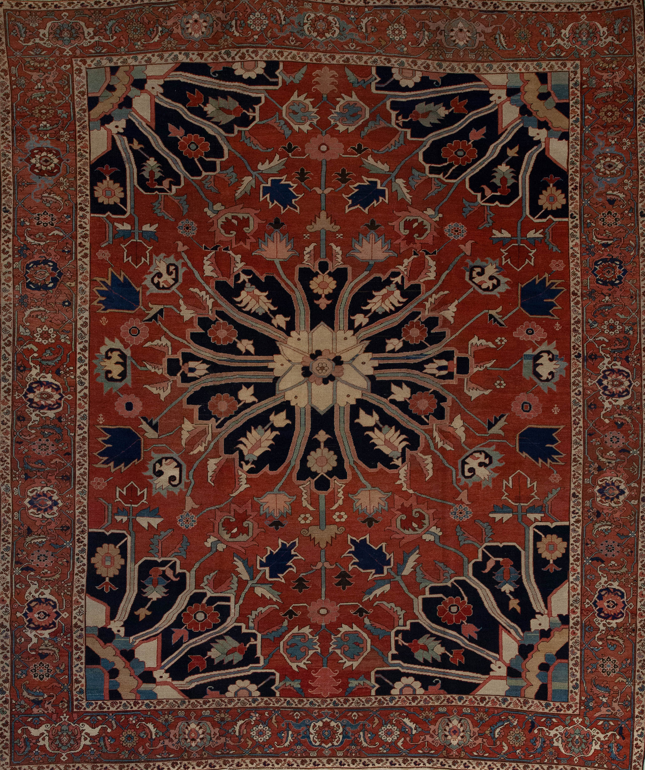 10024842 Antique Serapi 11' x 13'