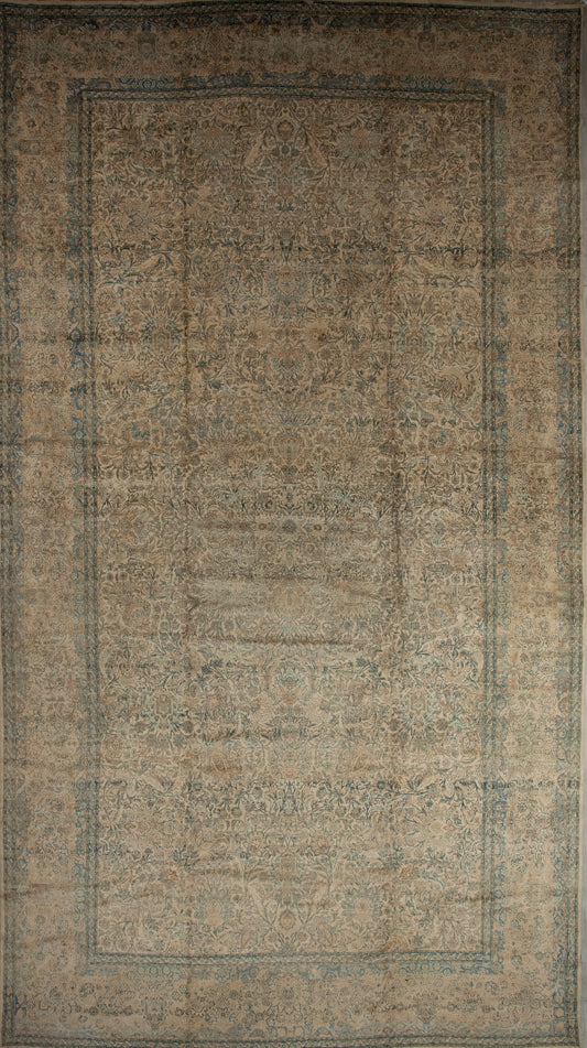 Antique rug full of small details, perfection, and calmness.