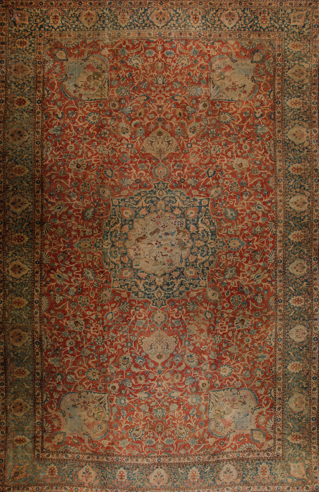 10029161 Antique Tabriz 16' x 25'