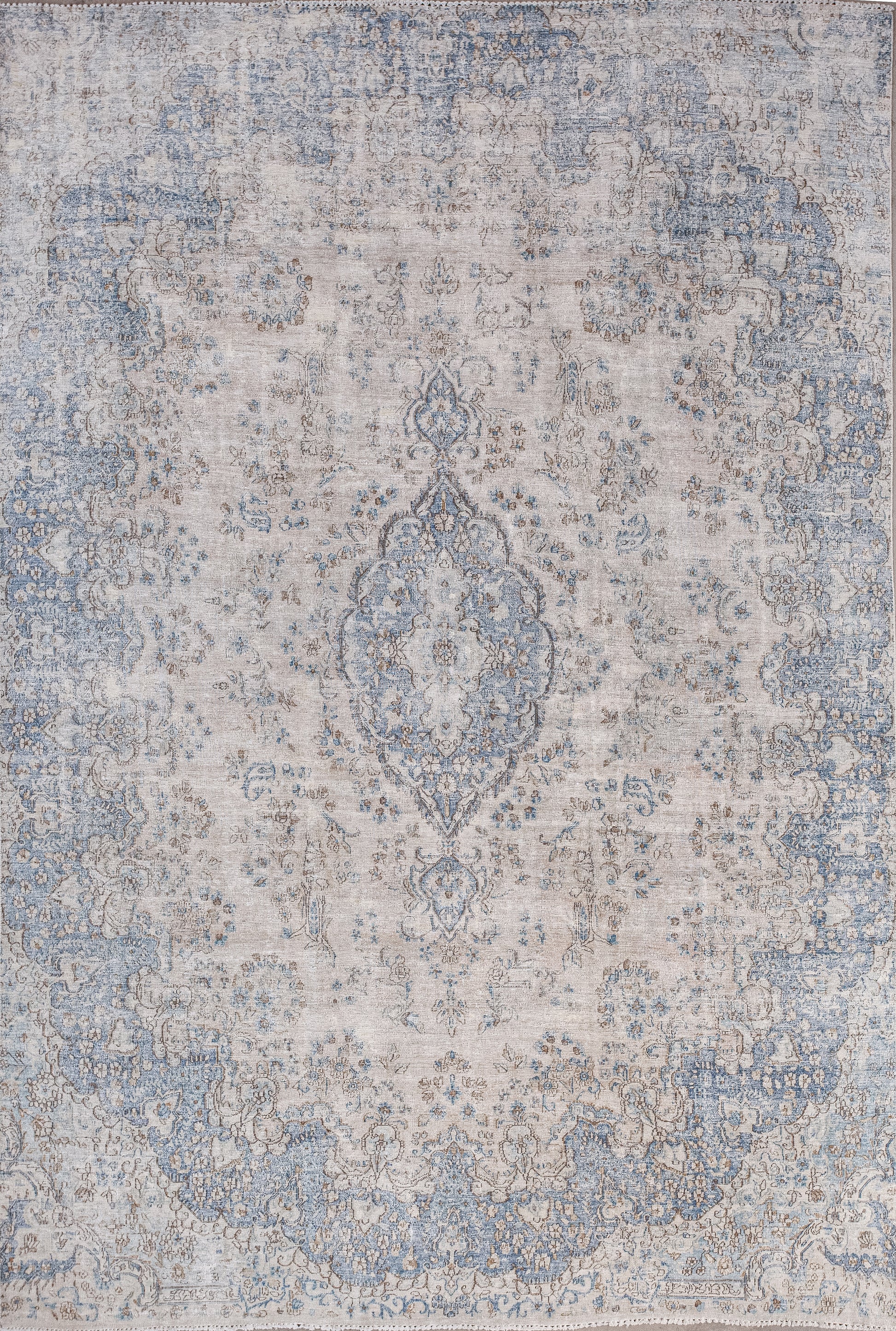 Eliminate the overwhelming feeling at the end of the day with a woven carpet placed in your dining room.