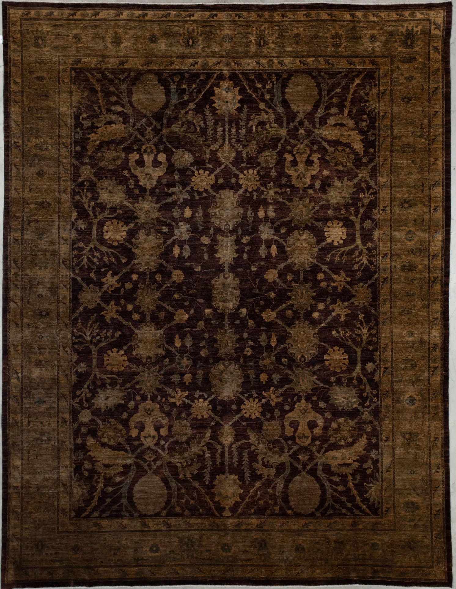 One of the finest rug was knitted in classic style.