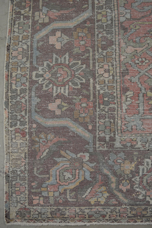 On the bottom left corner, there is a thin border with flowers pattern.