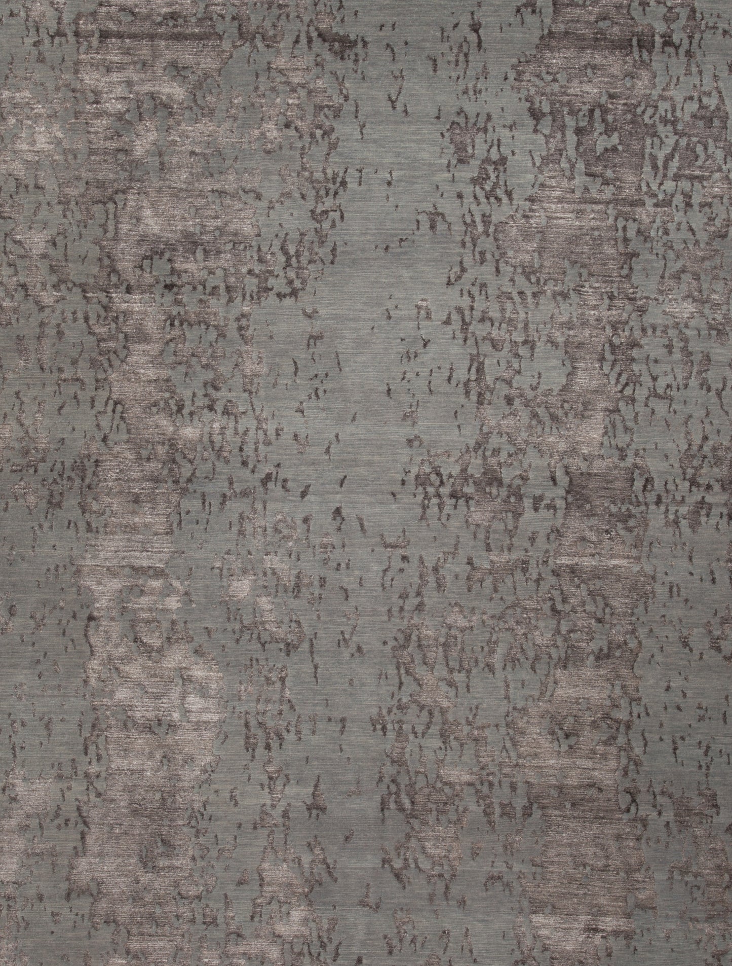 The close-up of this rug shows the texture in different tones of brown.
